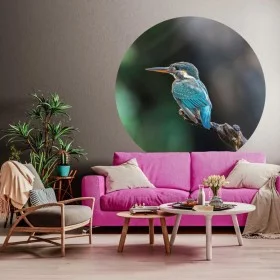 WallArt Círculo de papel pintado The Kingfisher 142,5 cm de WallArt, Papel pintado - Ref: Foro24-440376, Precio: 19,18 €, Des...