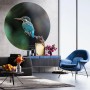 WallArt Círculo de papel pintado The Kingfisher 142,5 cm de WallArt, Papel pintado - Ref: Foro24-440376, Precio: 19,18 €, Des...