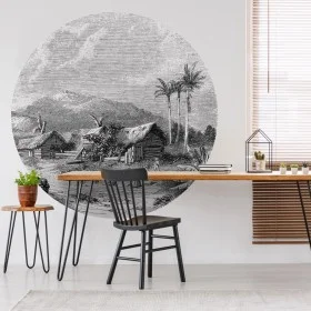WallArt Círculo de papel pintado Landscape of Guadeloupe 190 cm de WallArt, Papel pintado - Ref: Foro24-440369, Precio: 25,81...