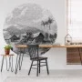 WallArt Círculo de papel pintado Landscape of Guadeloupe 190 cm de WallArt, Papel pintado - Ref: Foro24-440369, Precio: 25,81...