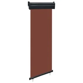 Toldo lateral de balcón marrón 65x250 cm de vidaXL, Sombrillas - Ref: Foro24-48405, Precio: 46,23 €, Descuento: %