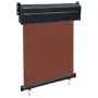 Toldo lateral de balcón marrón 65x250 cm de vidaXL, Sombrillas - Ref: Foro24-48405, Precio: 46,23 €, Descuento: %