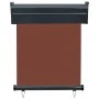 Toldo lateral de balcón marrón 65x250 cm de vidaXL, Sombrillas - Ref: Foro24-48405, Precio: 46,23 €, Descuento: %