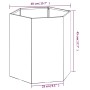 Jardinera de acero corten oxidado 40x40x45 cm de vidaXL, Maceteros y jardineras - Ref: Foro24-823674, Precio: 43,62 €, Descue...