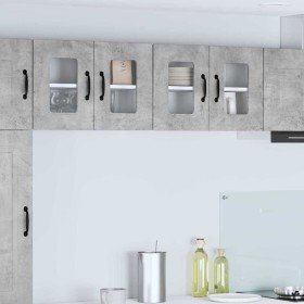 Mueble de Cocina Kalmar 2 pcs Gris Concreto 60 x 31 x 40 cm en Armarios de cocina | Comprar online en Foru.es