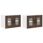 Mueble de Cocina Kalmar 2 pcs Roble Marrón 60 x 31 x 40 cm en Armarios de cocina | Comprar online en Foru.es