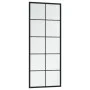 Black metal wall mirror 100x40 cm by vidaXL, Mirrors - Ref: Foro24-342208, Price: 67,35 €, Discount: %