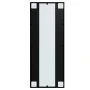Black metal wall mirror 100x40 cm by vidaXL, Mirrors - Ref: Foro24-342208, Price: 67,35 €, Discount: %
