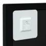 Black metal wall mirror 100x40 cm by vidaXL, Mirrors - Ref: Foro24-342208, Price: 67,35 €, Discount: %