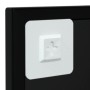 Espejo de pared metal negro 100x40 cm de vidaXL, Espejos - Ref: Foro24-342208, Precio: 65,44 €, Descuento: %