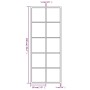 Espejo de pared metal negro 100x40 cm de vidaXL, Espejos - Ref: Foro24-342208, Precio: 65,44 €, Descuento: %