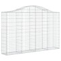 Cestas gaviones 14 uds forma de arco hierro 200x30x120/140 cm de vidaXL, Maceteros y jardineras - Ref: Foro24-3145463, Precio...