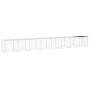 Gallinero con techo acero galvanizado antracita 803x98x90 cm de vidaXL, Jaulas y habitáculos para animales pequeños - Ref: Fo...