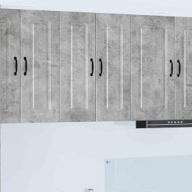 Mueble de Cocina Kalmar 2 pcs Gris Concreto 30 x 31 x 80 cm en Armarios de cocina | Comprar online en Foru.es