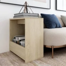 Sonoma oak plywood side table 50x26x50 cm by vidaXL, Side tables - Ref: Foro24-806690, Price: 27,79 €, Discount: %