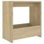 Mesa auxiliar de madera contrachapada roble Sonoma 50x26x50 cm de vidaXL, Mesas auxiliares - Ref: Foro24-806690, Precio: 27,7...
