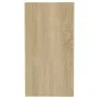 Mesa auxiliar de madera contrachapada roble Sonoma 50x26x50 cm de vidaXL, Mesas auxiliares - Ref: Foro24-806690, Precio: 27,7...
