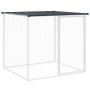 Gallinero con techo acero galvanizado antracita 403x98x90 cm de vidaXL, Jaulas y habitáculos para animales pequeños - Ref: Fo...