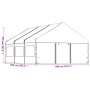 Cenador con techo polietileno blanco 6,69x5,88x3,75 m de vidaXL, Carpas y cenadores - Ref: Foro24-3155495, Precio: 519,51 €, ...