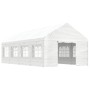 Cenador con techo polietileno blanco 8,92x4,08x3,22 m de vidaXL, Carpas y cenadores - Ref: Foro24-3155488, Precio: 587,41 €, ...