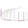 Cenador con techo polietileno blanco 8,92x4,08x3,22 m de vidaXL, Carpas y cenadores - Ref: Foro24-3155488, Precio: 587,41 €, ...