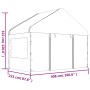 Cenador con techo polietileno blanco 8,92x4,08x3,22 m de vidaXL, Carpas y cenadores - Ref: Foro24-3155488, Precio: 587,41 €, ...