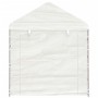 Cenador con techo polietileno blanco 6,69x2,28x2,69 m de vidaXL, Carpas y cenadores - Ref: Foro24-3155479, Precio: 306,02 €, ...