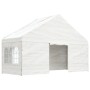 Cenador con techo polietileno blanco 13,38x5,88x3,75 m de vidaXL, Carpas y cenadores - Ref: Foro24-3155498, Precio: 965,18 €,...