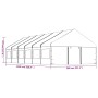 Cenador con techo polietileno blanco 13,38x5,88x3,75 m de vidaXL, Carpas y cenadores - Ref: Foro24-3155498, Precio: 965,18 €,...