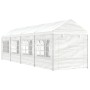 Cenador con techo polietileno blanco 8,92x2,28x2,69 m de vidaXL, Carpas y cenadores - Ref: Foro24-3155480, Precio: 379,60 €, ...