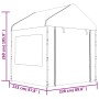 Cenador con techo polietileno blanco 8,92x2,28x2,69 m de vidaXL, Carpas y cenadores - Ref: Foro24-3155480, Precio: 379,60 €, ...