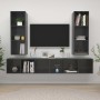 Muebles de salón de pared 4 pzas madera ingeniería gris brillo de vidaXL, Muebles TV - Ref: Foro24-3079888, Precio: 195,72 €,...