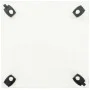 Soportes ruedas plantas 4 uds cuadrado vidrio templado 35x35 cm de vidaXL, Soportes para macetas - Ref: Foro24-3144027, Preci...