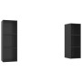 Muebles de salón de pared 2 pzas madera ingeniería negro brillo de vidaXL, Muebles TV - Ref: Foro24-3079860, Precio: 99,06 €,...