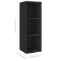 Muebles de salón de pared 2 pzas madera ingeniería negro brillo de vidaXL, Muebles TV - Ref: Foro24-3079860, Precio: 99,06 €,...