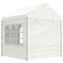 Cenador con techo polietileno blanco 20,07x2,28x2,69 m de vidaXL, Carpas y cenadores - Ref: Foro24-3155485, Precio: 783,64 €,...