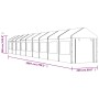 Cenador con techo polietileno blanco 20,07x2,28x2,69 m de vidaXL, Carpas y cenadores - Ref: Foro24-3155485, Precio: 783,64 €,...