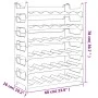 Flaschenregal für 36 stapelbare PP-Flaschen von vidaXL, Weinregale - Ref: Foro24-3189181, Preis: 83,20 €, Rabatt: %
