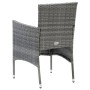 Juego muebles jardín 5 pzas con cojines ratán sintético gris de vidaXL, Conjuntos de jardín - Ref: Foro24-3095022, Precio: 36...