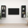 Muebles de salón de pared 2 pzas madera ingeniería gris brillo de vidaXL, Muebles TV - Ref: Foro24-3079861, Precio: 99,06 €, ...