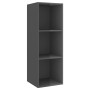 Muebles de salón de pared 2 pzas madera ingeniería gris brillo de vidaXL, Muebles TV - Ref: Foro24-3079861, Precio: 99,06 €, ...