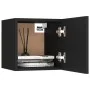 Mesitas de noche 2 uds madera ingeniería negro 30,5x30x30 cm de vidaXL, Mesitas de noche - Ref: Foro24-3079710, Precio: 49,36...