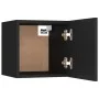 Mesitas de noche 2 uds madera ingeniería negro 30,5x30x30 cm de vidaXL, Mesitas de noche - Ref: Foro24-3079710, Precio: 49,36...