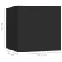 Mesitas de noche 2 uds madera ingeniería negro 30,5x30x30 cm de vidaXL, Mesitas de noche - Ref: Foro24-3079710, Precio: 49,36...