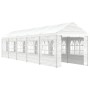 Cenador con techo polietileno blanco 11,15x2,28x2,69 m de vidaXL, Carpas y cenadores - Ref: Foro24-3155481, Precio: 448,79 €,...