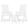 Juego de comedor para jardín 3 piezas polipropileno blanco de vidaXL, Conjuntos de jardín - Ref: Foro24-3120463, Precio: 178,...
