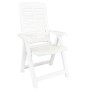 Juego de comedor para jardín 3 piezas polipropileno blanco de vidaXL, Conjuntos de jardín - Ref: Foro24-3120463, Precio: 178,...