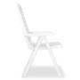 Juego de comedor para jardín 3 piezas polipropileno blanco de vidaXL, Conjuntos de jardín - Ref: Foro24-3120463, Precio: 178,...