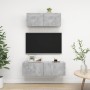 Set de muebles de salón 2 pzas madera ingeniería gris hormigón de vidaXL, Muebles TV - Ref: Foro24-3079122, Precio: 87,02 €, ...