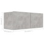 Set de muebles de salón 2 pzas madera ingeniería gris hormigón de vidaXL, Muebles TV - Ref: Foro24-3079122, Precio: 87,02 €, ...